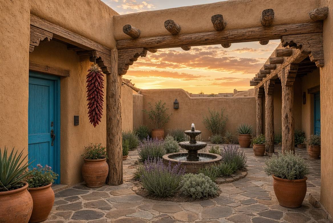 Placita de Sage courtyard